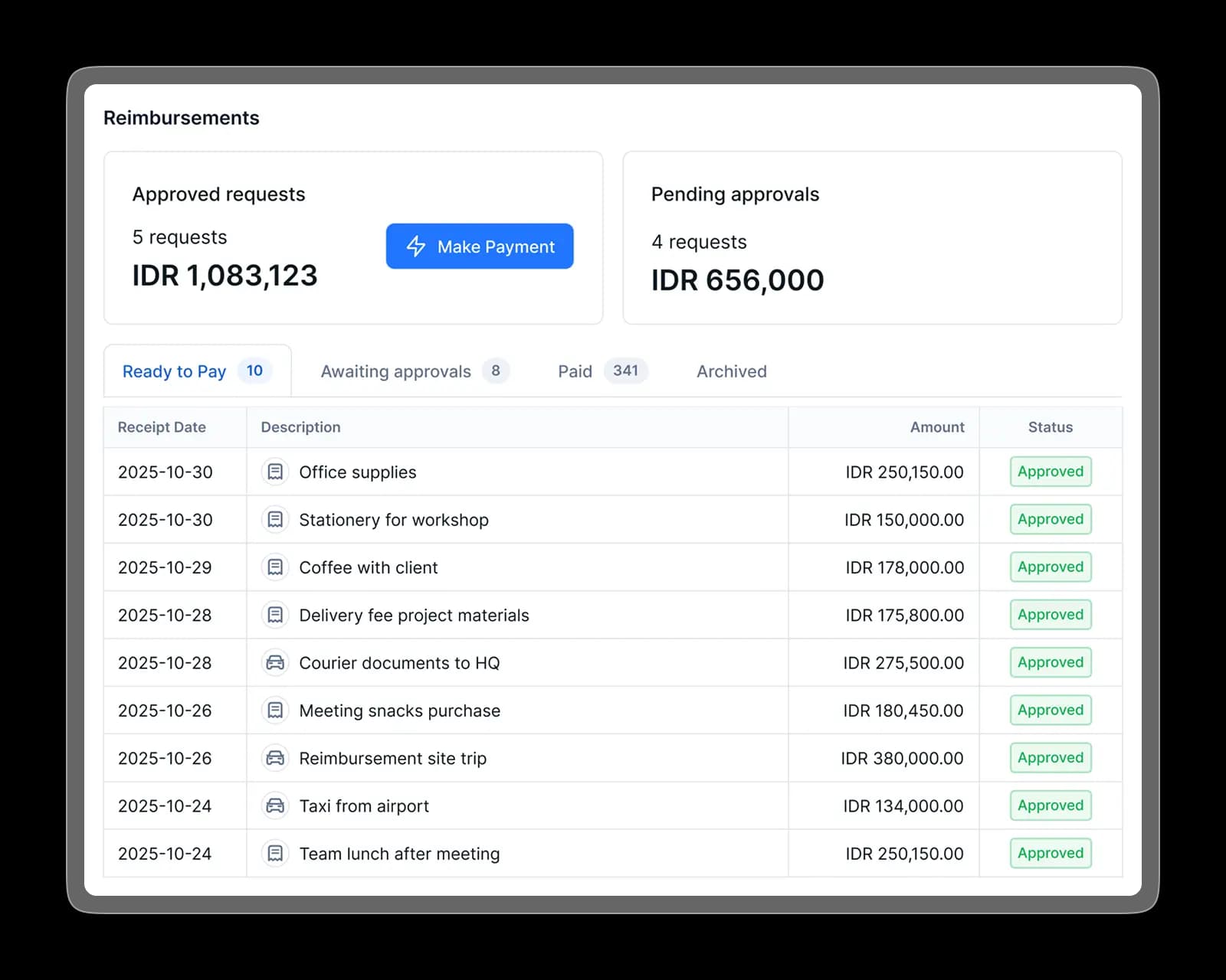 Reimbursement automation platform